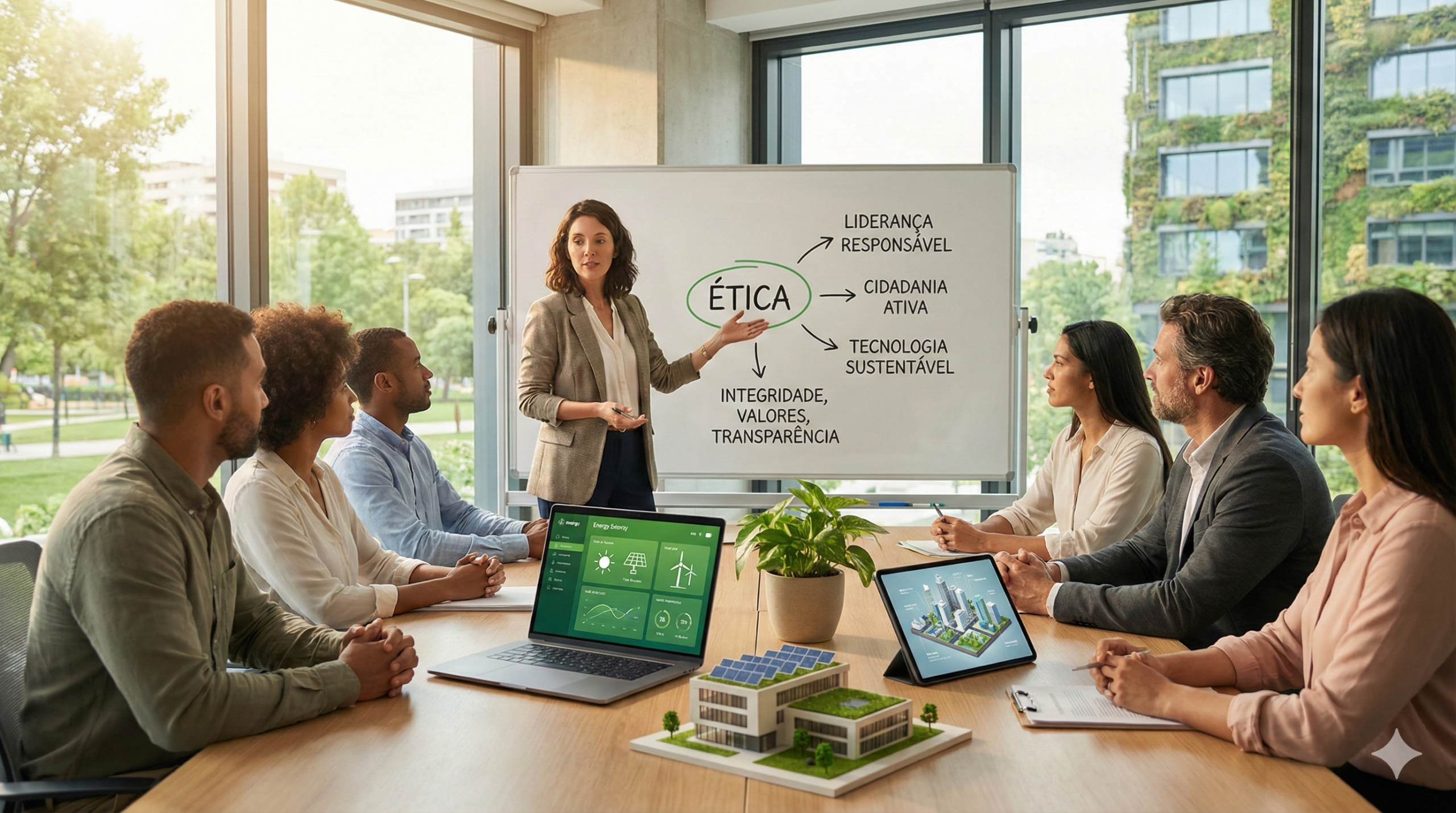 Liderança, Cidadania, Ética e Tecnologia Sustentável